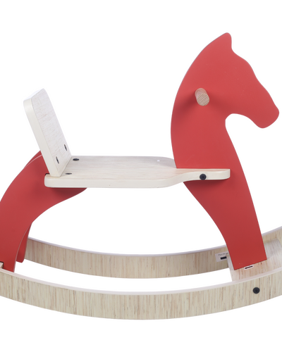 TRADITIONAL ROCKING HORSE - RED
