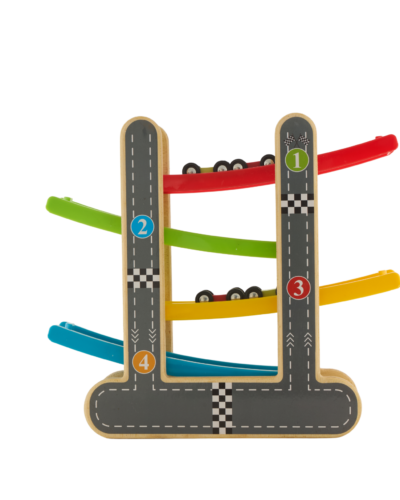 WOODEN RAMP RACE TRACK