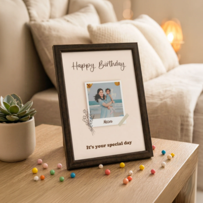 Customisable Photo Frame A4