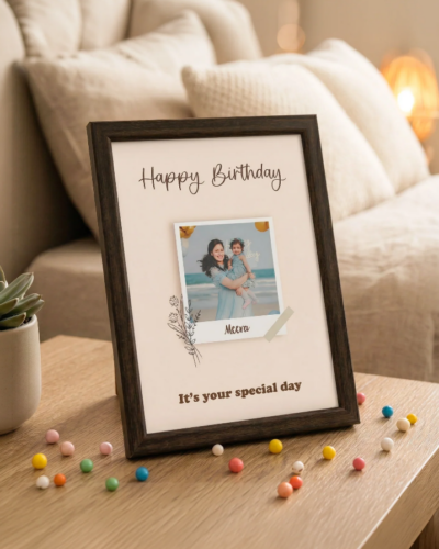 Customisable Photo Frame A4